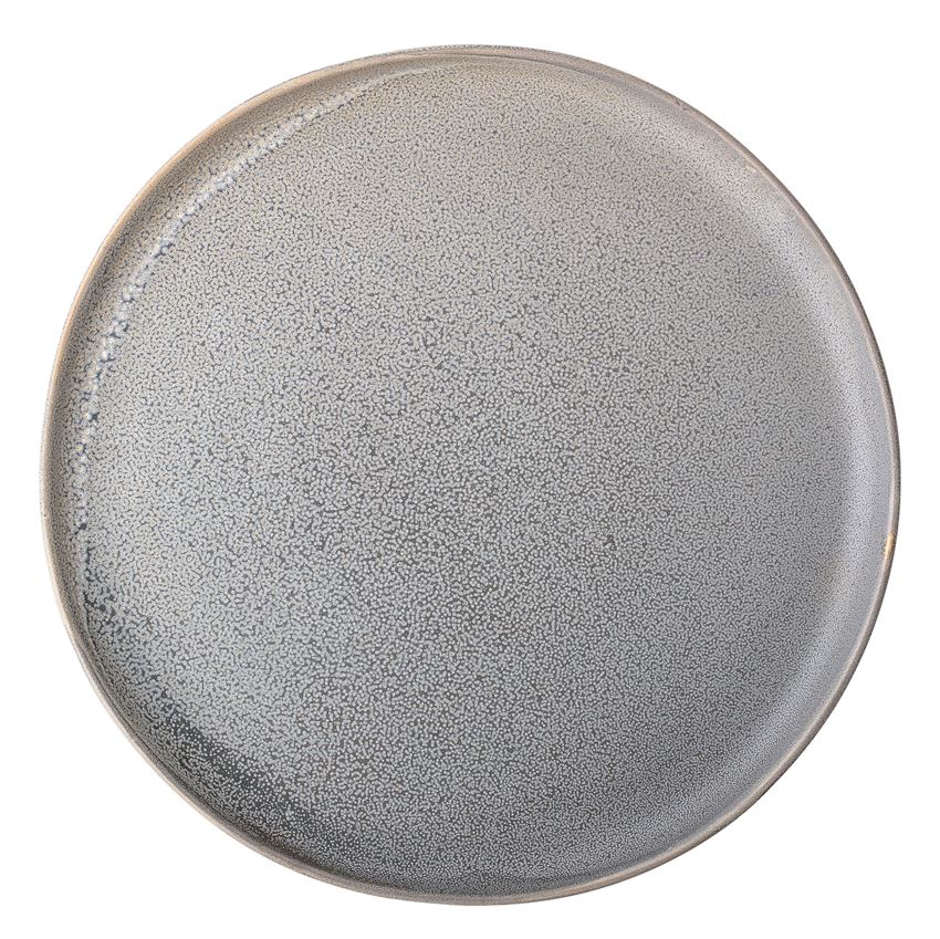 Plate - Round Side Grey/Green