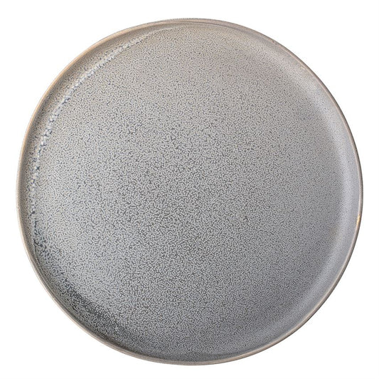 Plate - Round Side Grey/Green