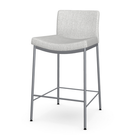 Counter Stool Osten Light Grey w/ Titanium Legs