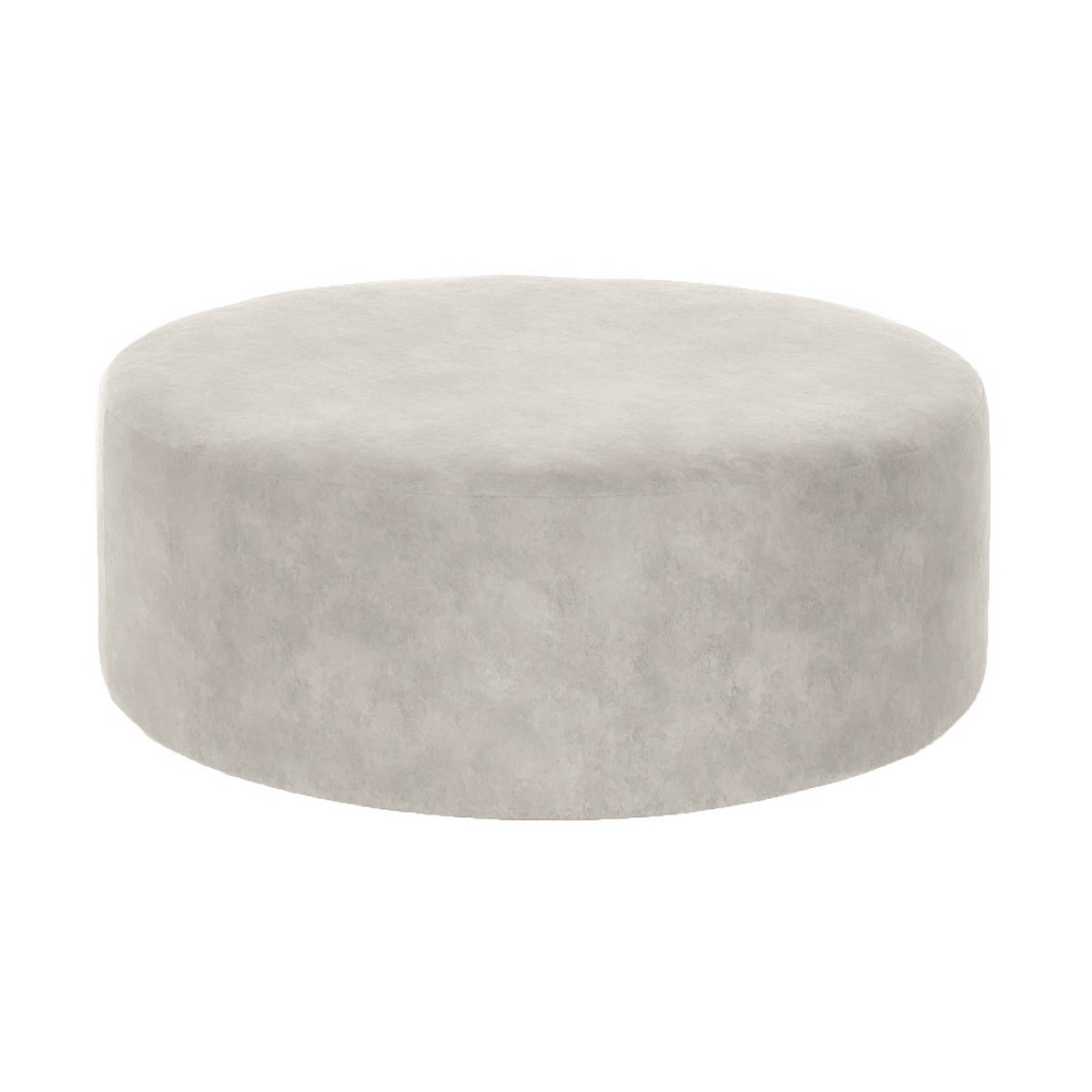 Round Fabric Grey