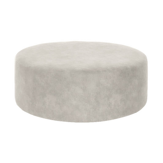 Round Fabric Grey