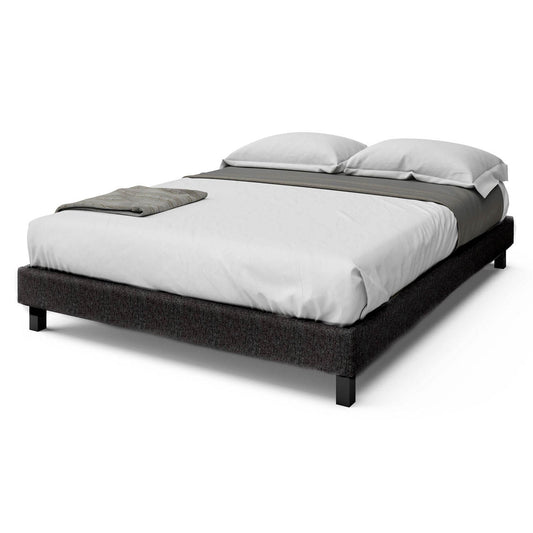 Bed - Queen Upholstered Black
