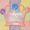 Art - Small Children's Pink Crown - Small -  CLEARED 11" X 11"