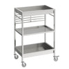 Bar cart - Rectangle Steel w/ Wheels