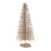 Christmas Decor - Needle Tree Champagne Glitter 12"