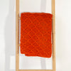 Orange Cable Knit