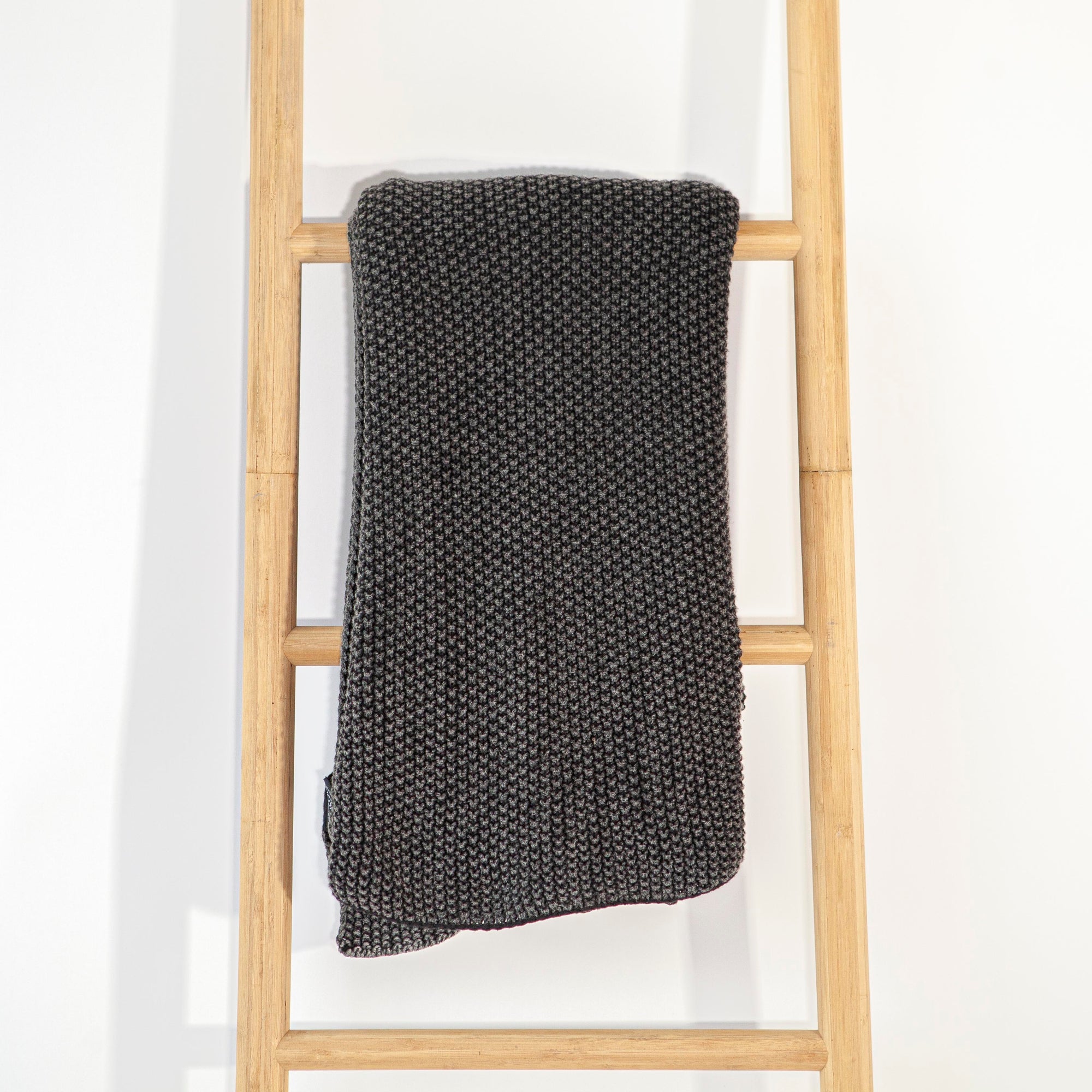 Charcoal Grey Knitted