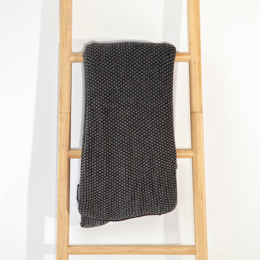 Charcoal Grey Knitted