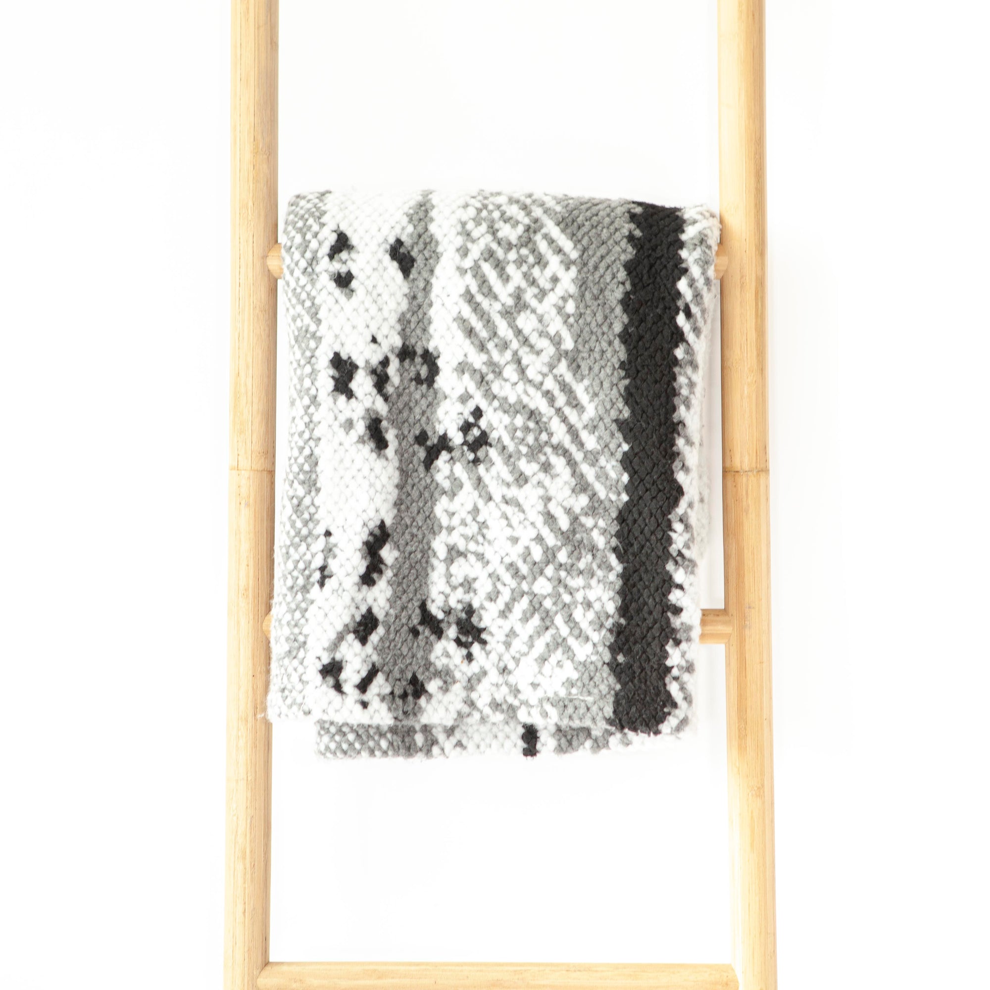 Black, White & Grey Knitted