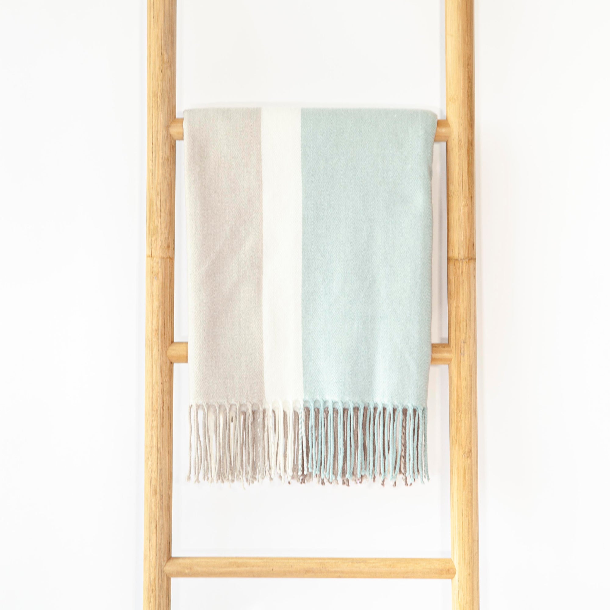 Striped Grey White Light Blue