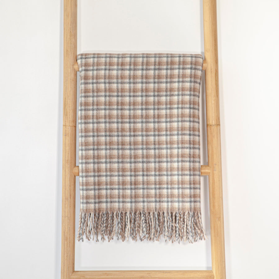 Plaid Grid Grey/Brown