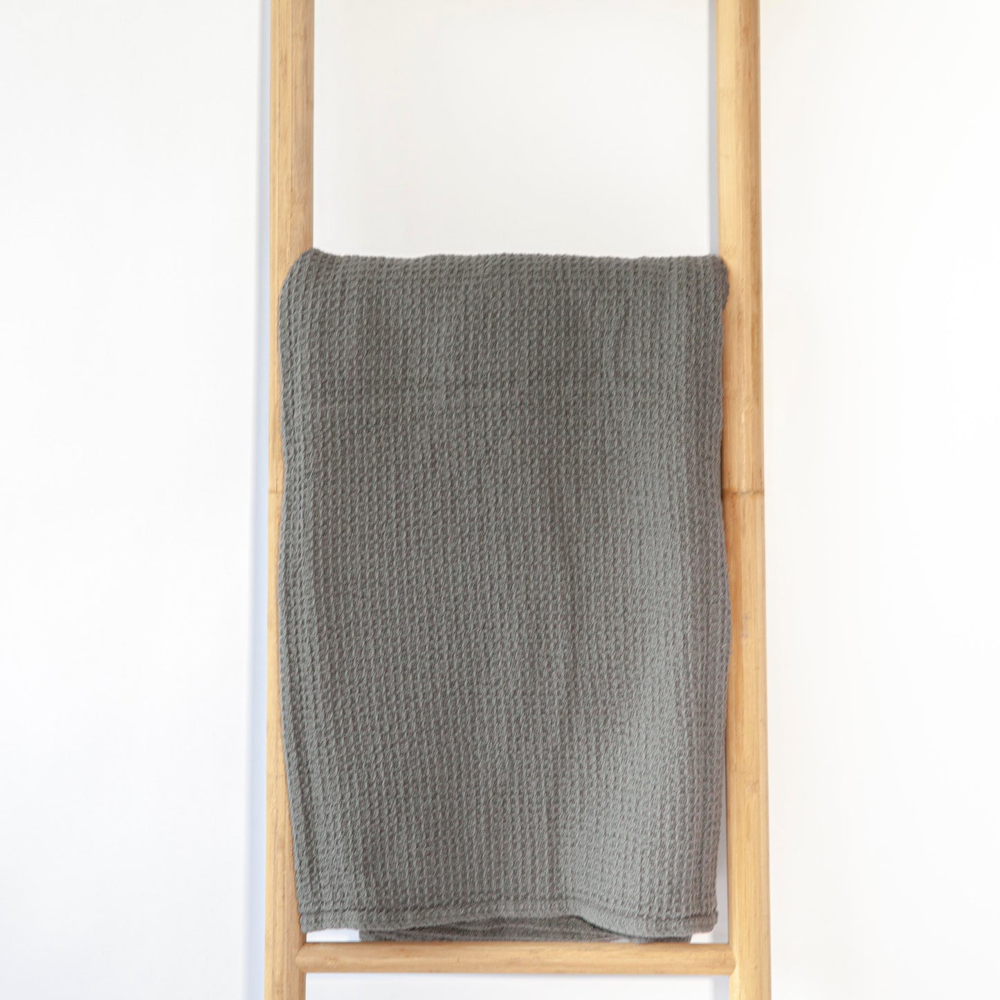 Waffle Blanket Dark Grey