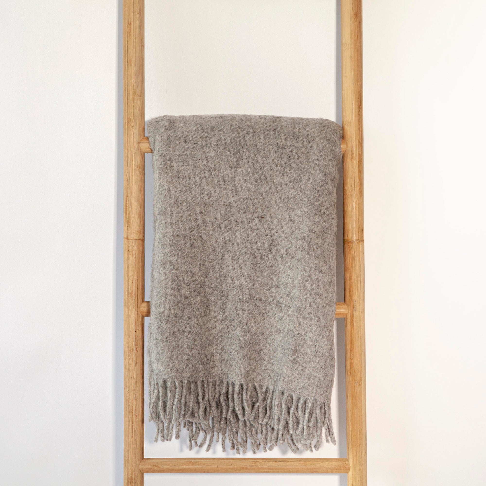 Gotland Natural Grey w/ Fringe