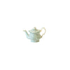 Tea Pot - White w/ Green Pattern