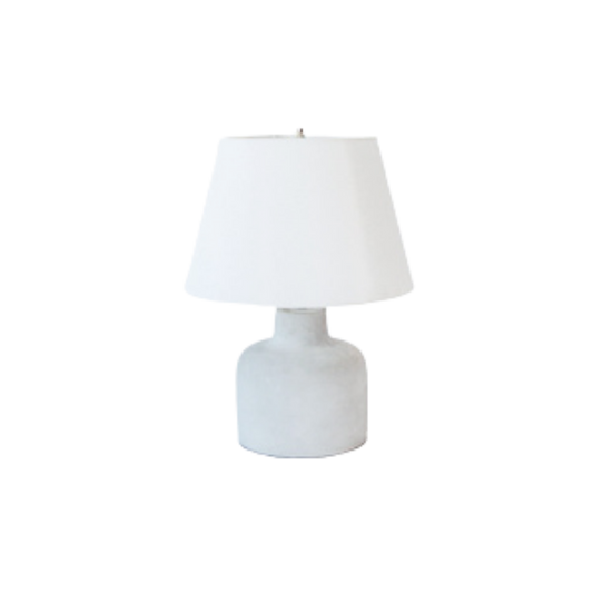 Table Lamp - Concrete Short Round Base