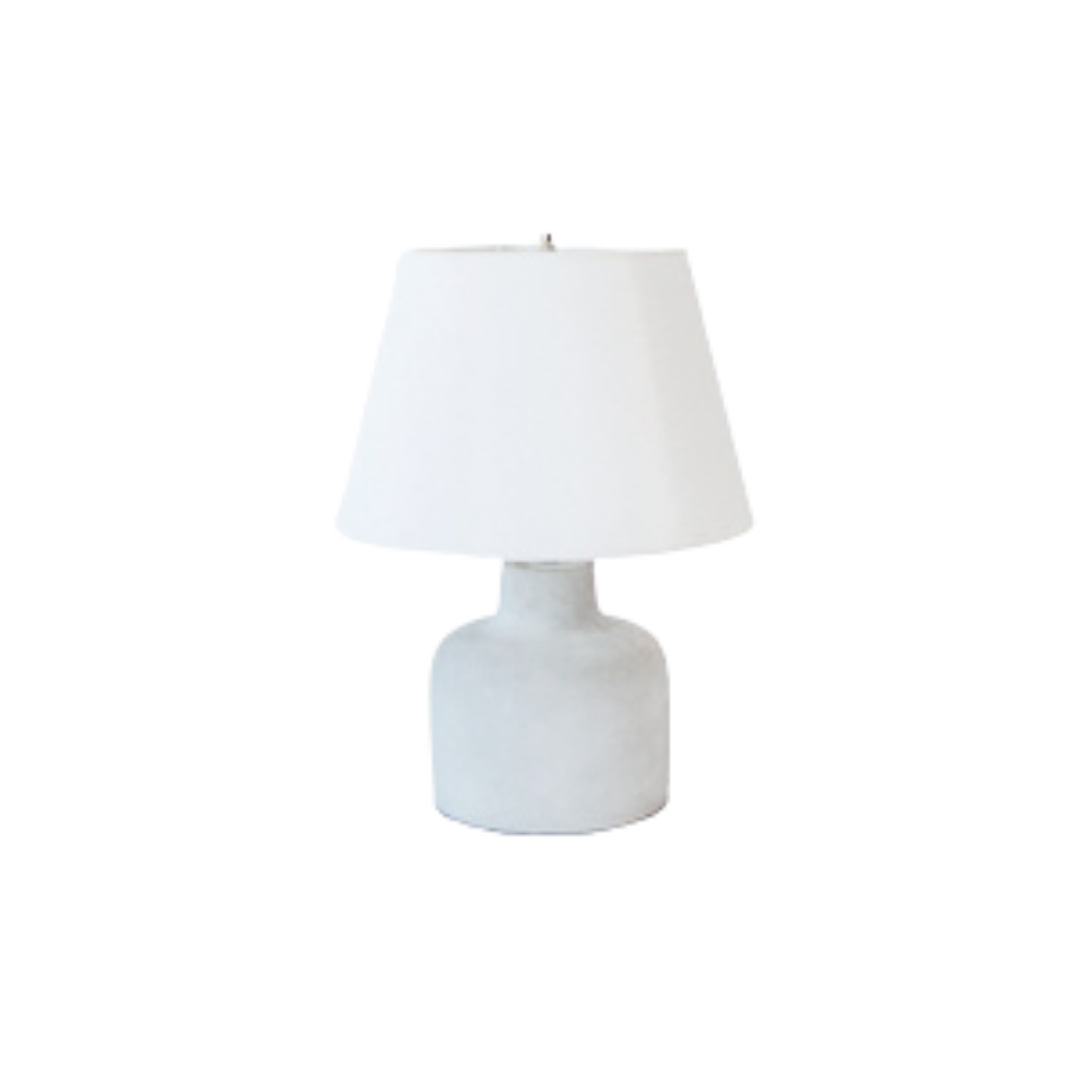 Table Lamp - Concrete Short Round Base