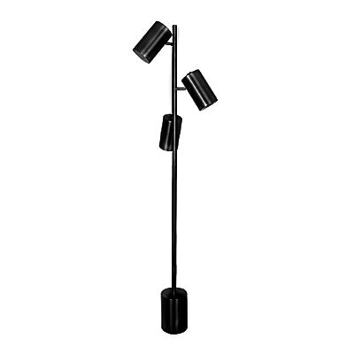 Floor Lamp - 3 Light Directional Matte Black