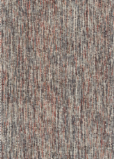 Kaleidescope Rug in Grey & Red