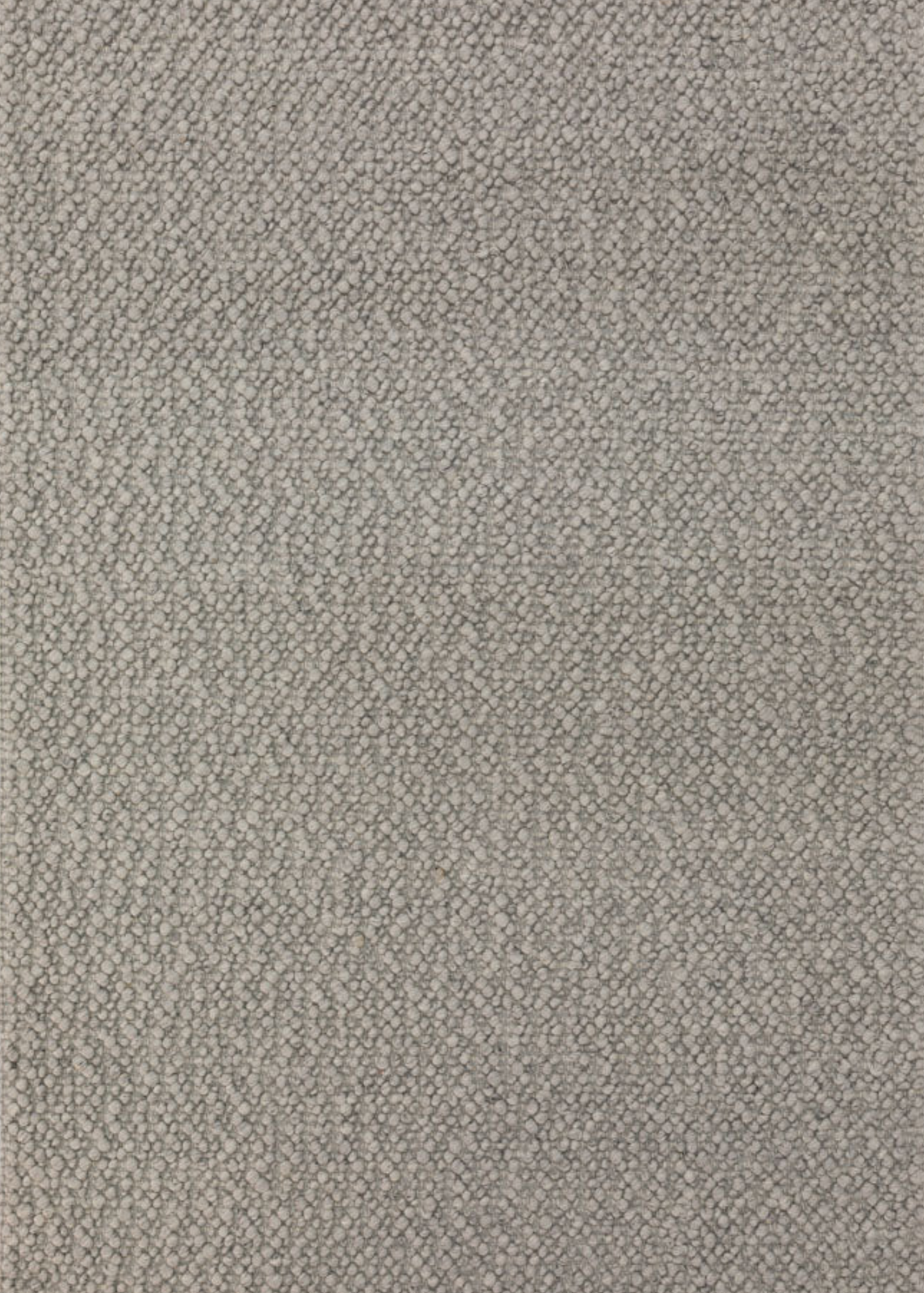 Light Grey Thick Weave Rug