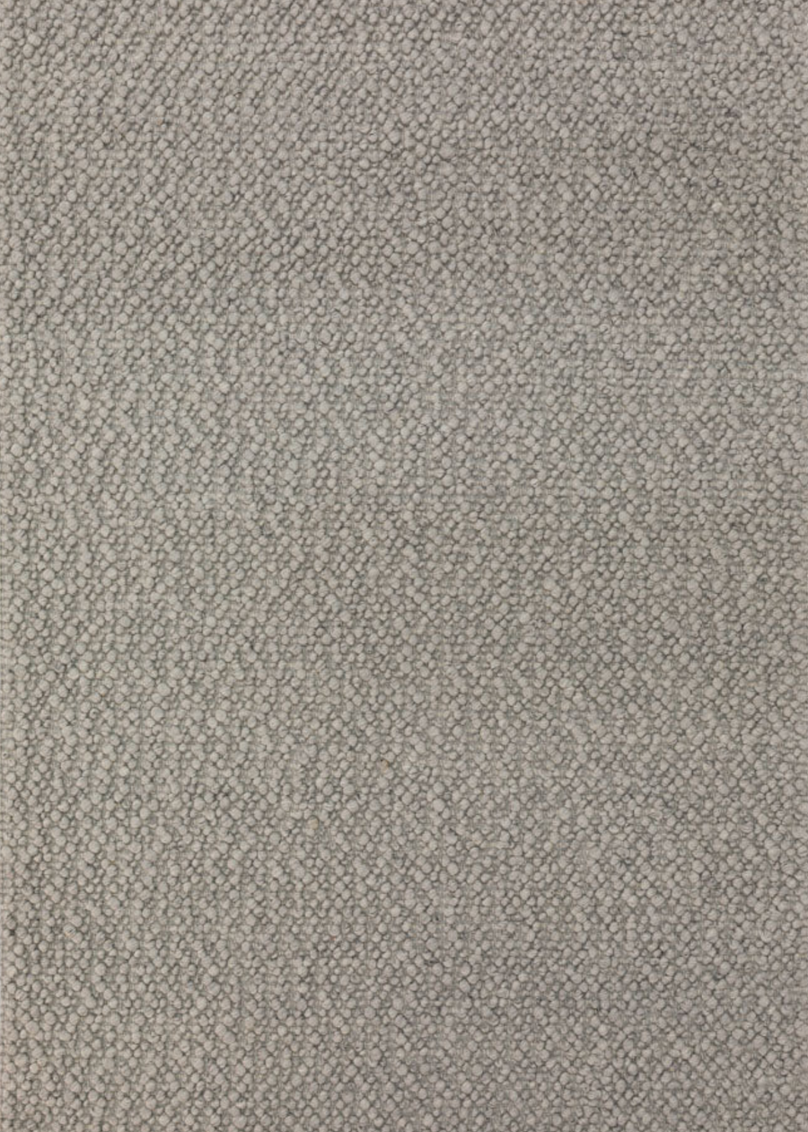 Light Grey Thick Weave Rug