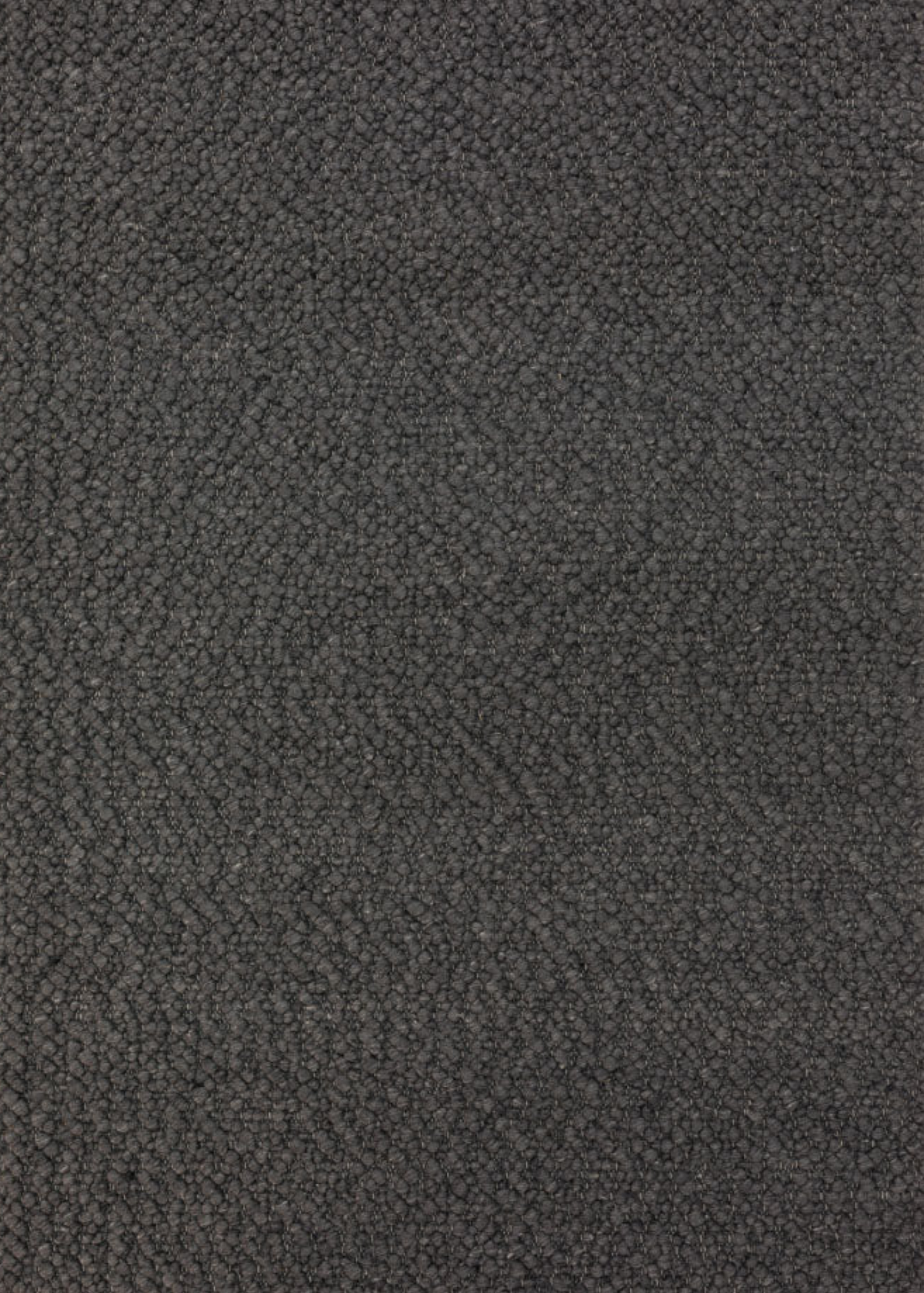 Dark Grey Thick Weave Rug
