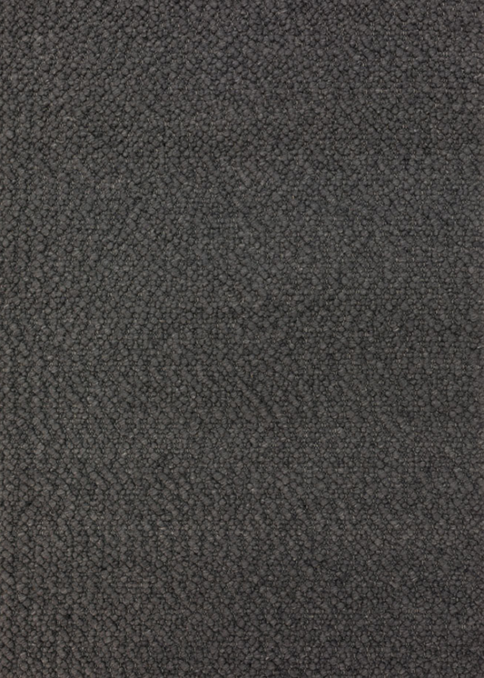 Dark Grey Thick Weave Rug