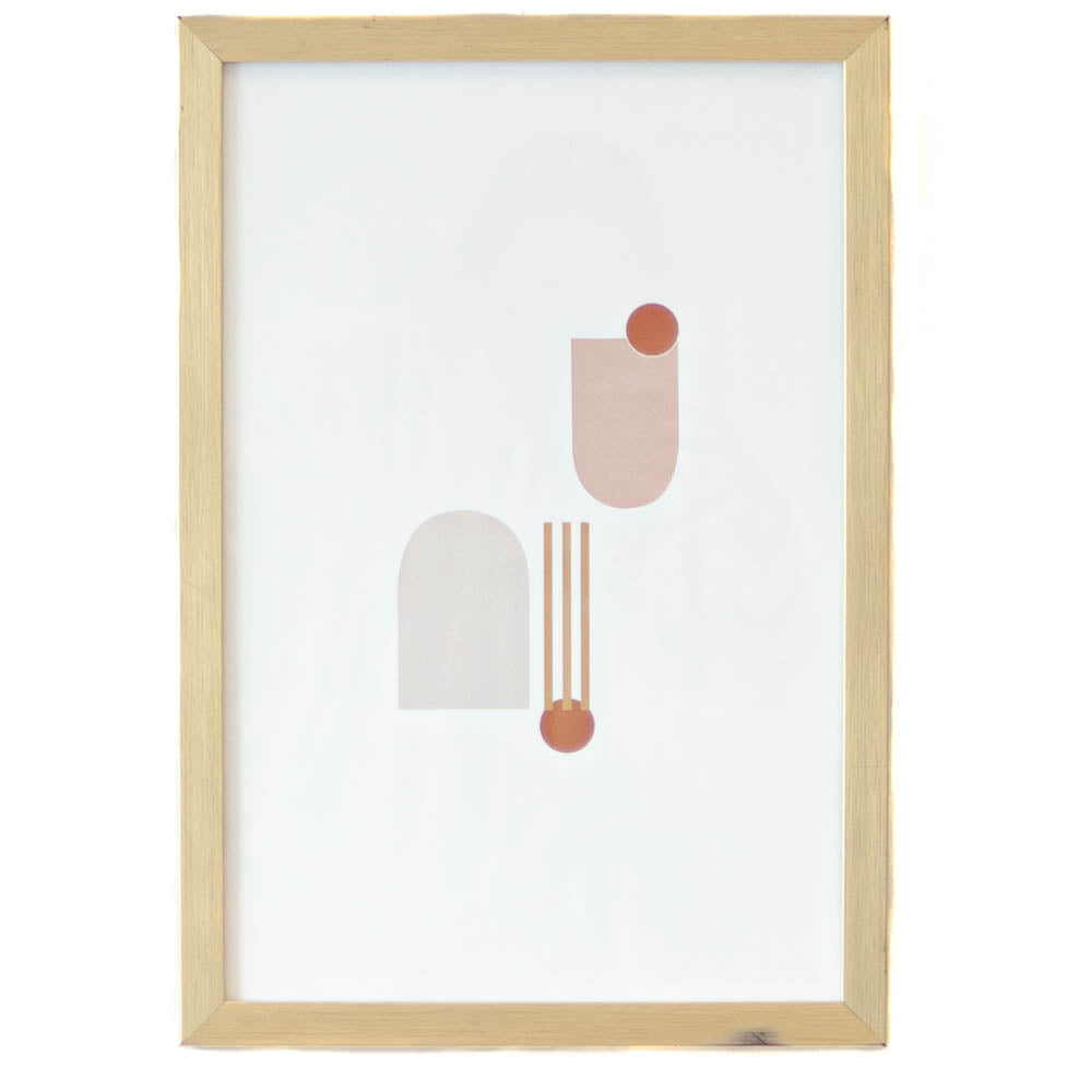 Art - Beka Curve Lines 1 - Small - CLEARED 13" X 19"