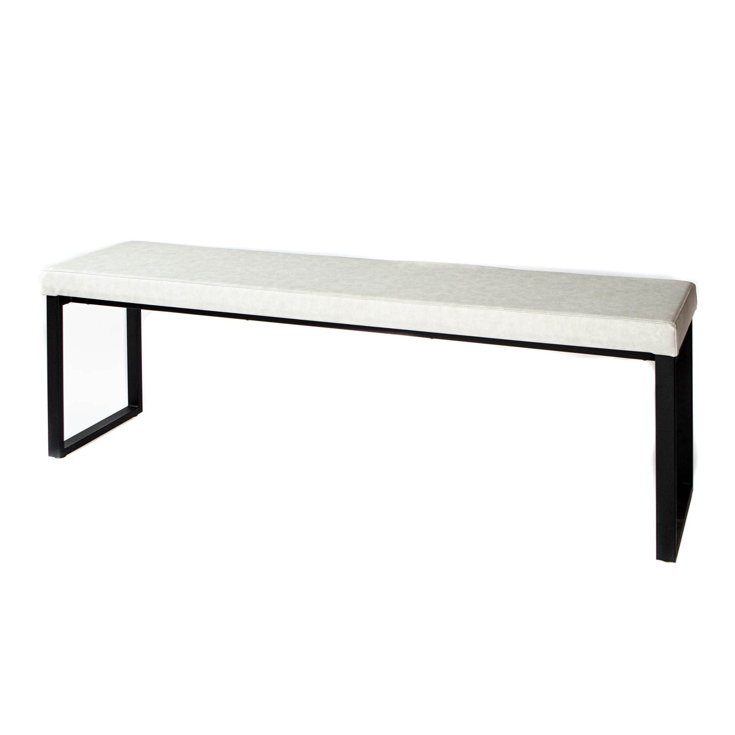 Bench - Long Dryden Limestone Black Legs