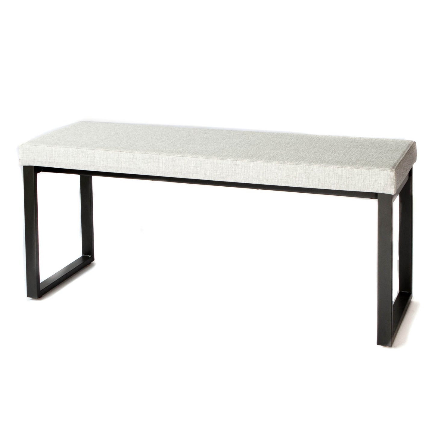 Bench - Short Dryden Marshmallow Metal Legs