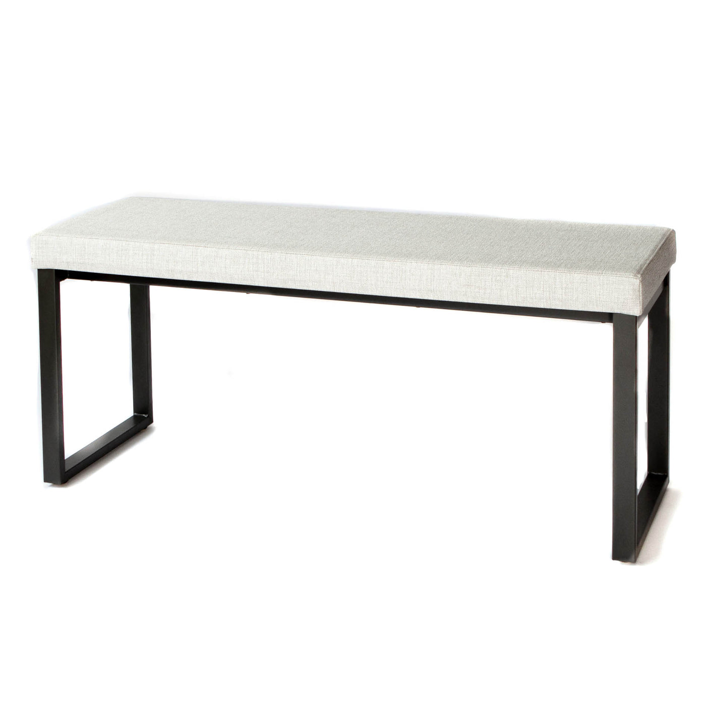 Bench - Short Dryden Marshmallow Metal Legs