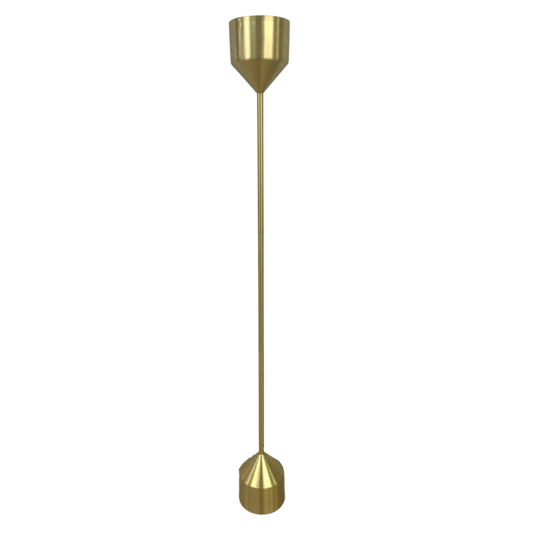 Floor Lamp - Barbell Brass