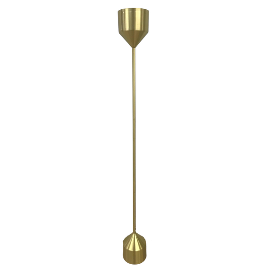 Floor Lamp - Barbell Brass