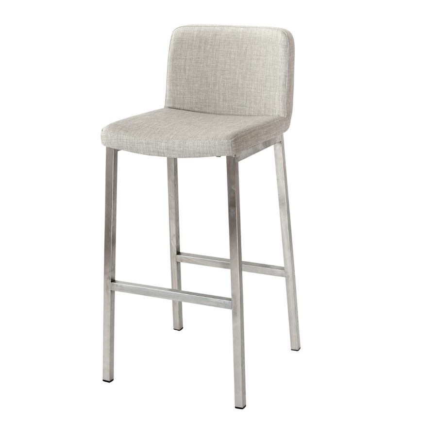 Bar Stool - Corey Steel Titanium