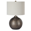 Table Lamp - Golightly Round Textured Nickel