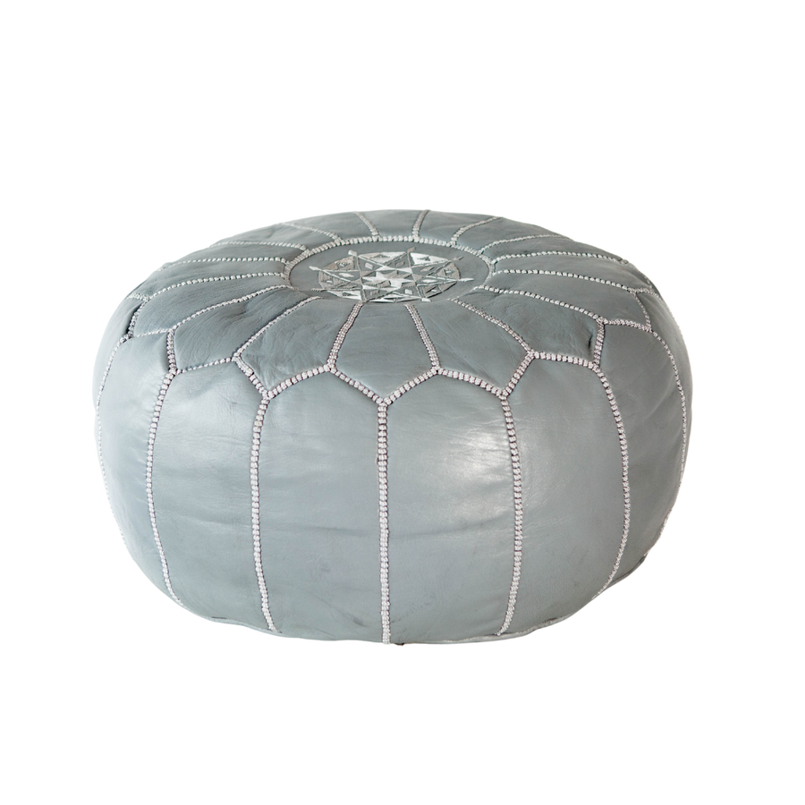 Pouf - Julius Dark Grey Leather