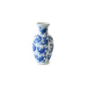 Vase - White & Blue Porcelain Koi Fish