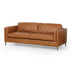 Sofa - Emery Brown Leather 84"