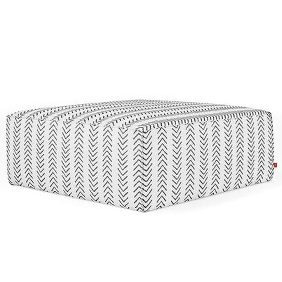 Sectional - Mix Modular Ottoman Lino Birch 38"