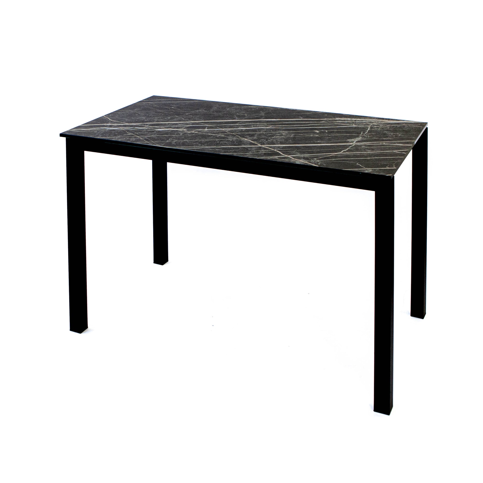 Desk - Harrison Glass Black Marble Top - 48''