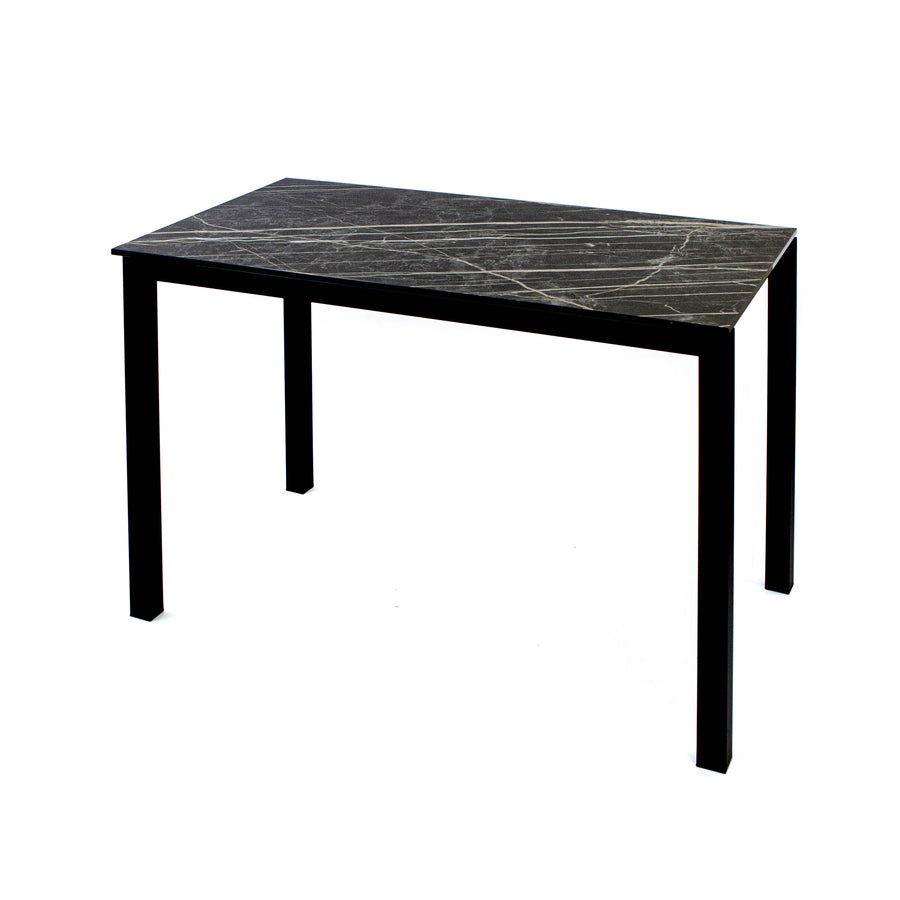 Desk - Harrison Glass Black Marble Top - 48''