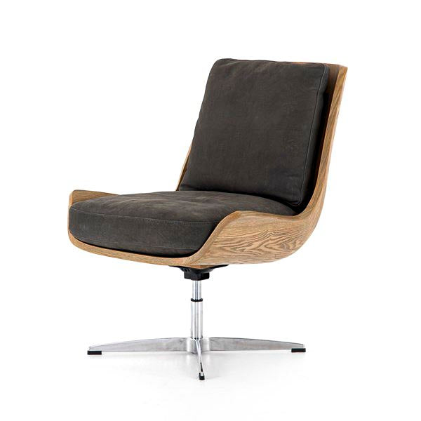 Accent Chair - Burbank Swivel Charcoal