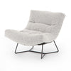 Accent Chair - Hoover Grey w/ Black Legs