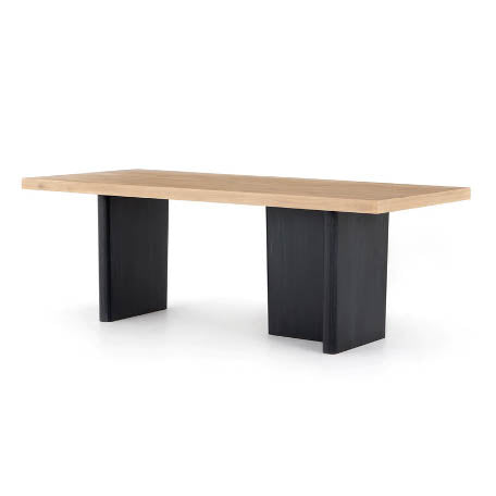 Ula Wood Top Black Base