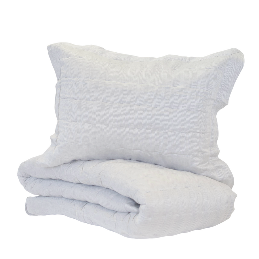 Queen Brussels Grey Quilted