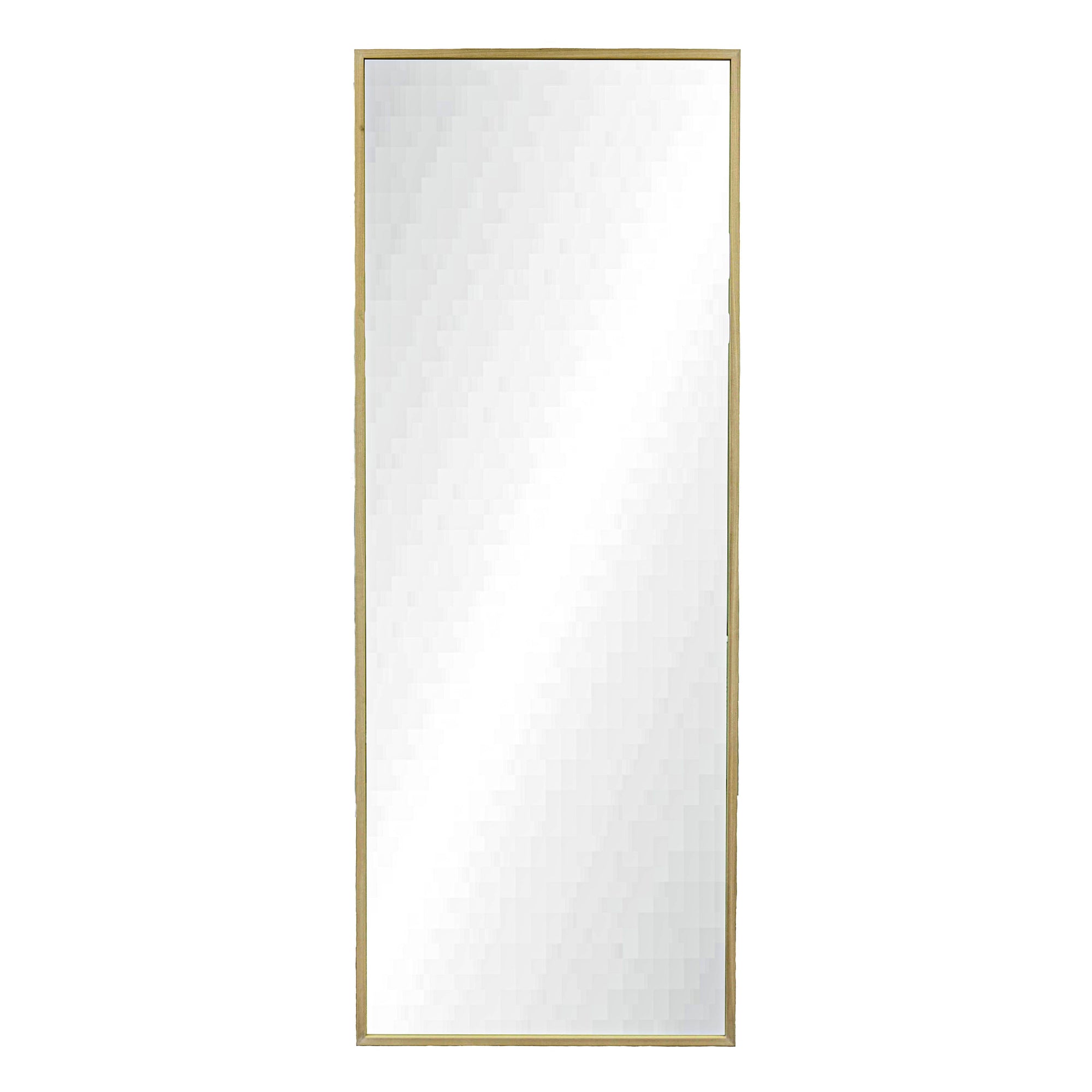Mirror - Large Leaning w/ Light Wood 81"