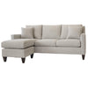 Sectional - Reversible Walsh Cream Textured 76"