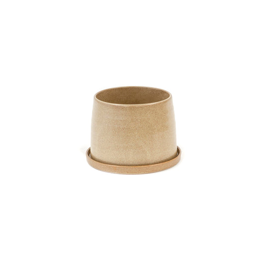 Small Pot Light Brown w/ Dish