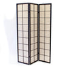 Room Divider - Square Jute w/ Brown Accents 3 Panels