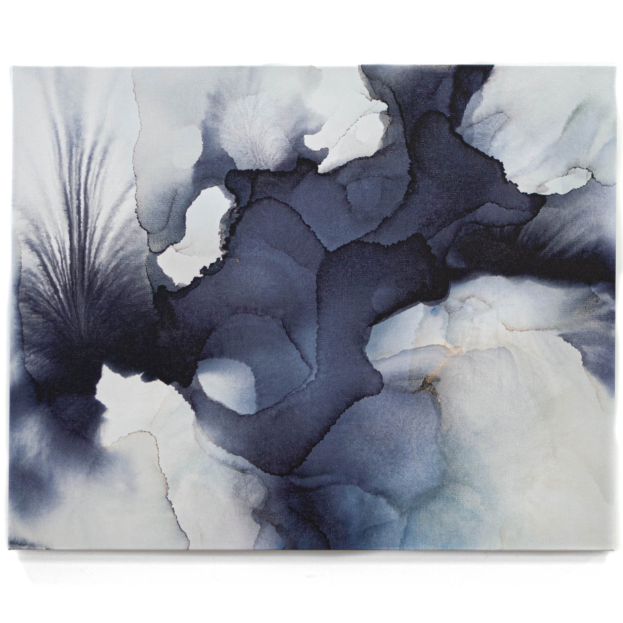 Art - "Untitled" Blue & White - CLEARED - 44 x 36