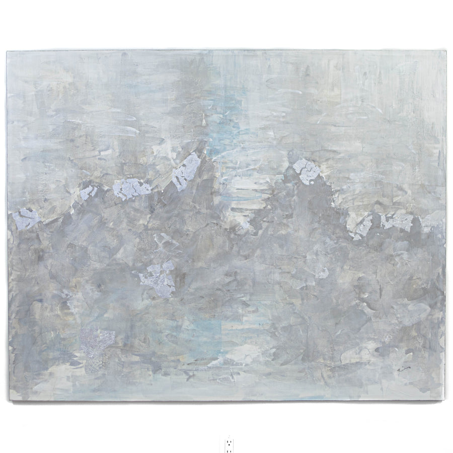 Oversize Neutral & Blue I - CLEARED - 52 x 72